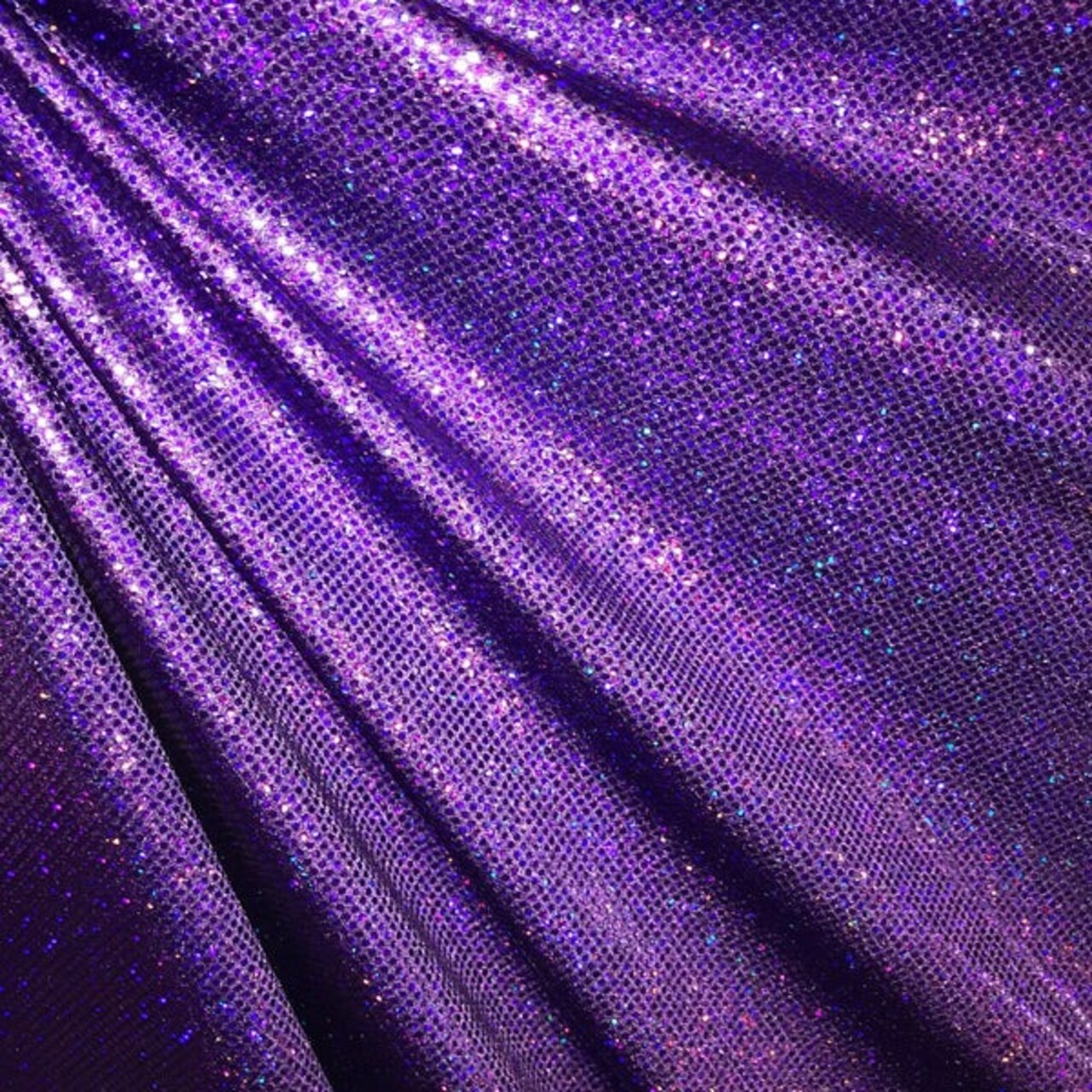 Sparkles Foiled Spandex Fabric 4 Way Stretch Nylon for Dancewear, Gymnastics & Costumes